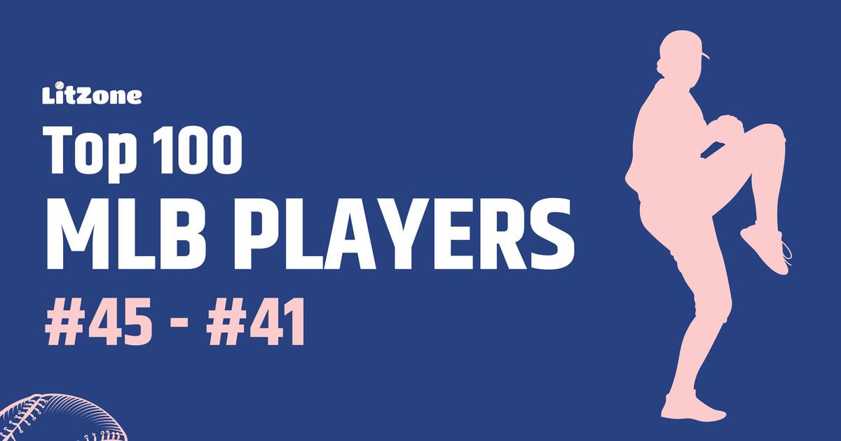 Top 100 MLB players graphic